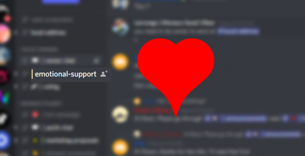 emotional support heart logout