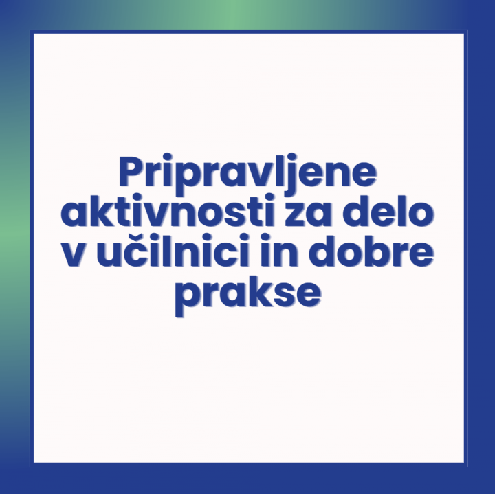 Ready-made activities and good practice
